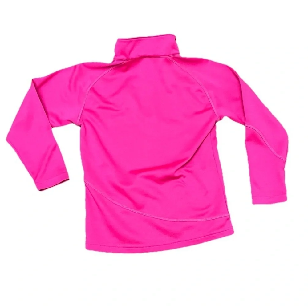 Boulder Gear Aspen Ski Resort Girls XS 4/5 Pink 1/4 Zip Pullover Fleece Jacket